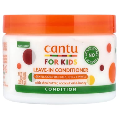 Детский несмываемый кондиционер Cantu For Gentle Care For Curls Coils & Waves, 283 г