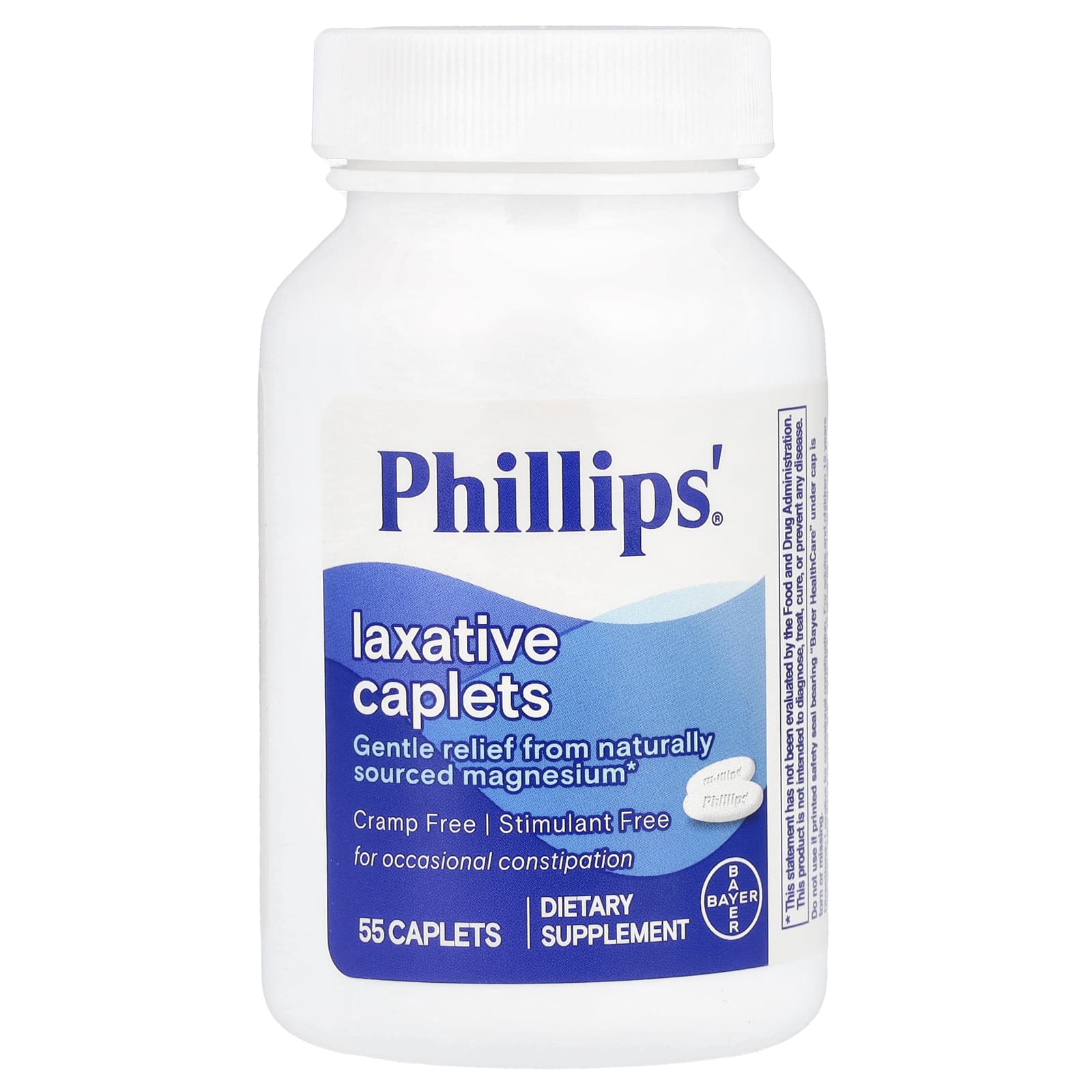 Слабительное Phillip's, 55 каплет по 500 мг