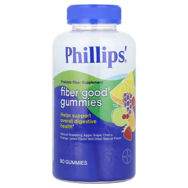 Клетчатка Phillip's Good® Gummies Assorted Flavors, 90 жевательных пастилок