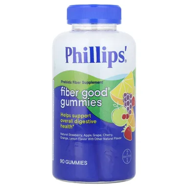 Фото товара: Клетчатка Phillip's Good® Gummies Assorted Flavors, 90 жевательных пастилок