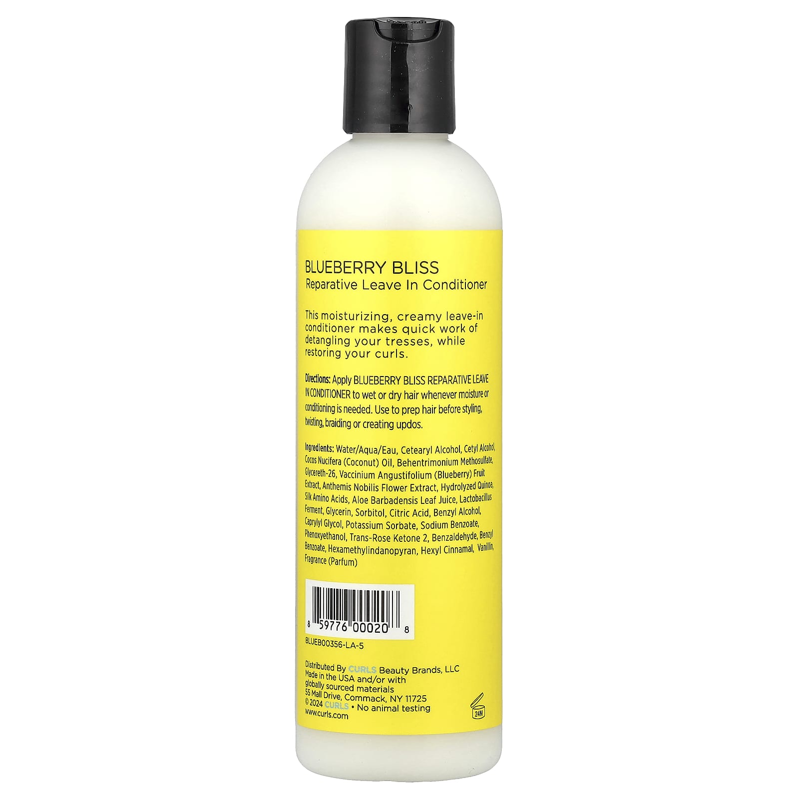 Несмываемый кондиционер Curls Reparative Leave In Conditioner, вкус Blueberry Bliss, 236 мл — фото 2