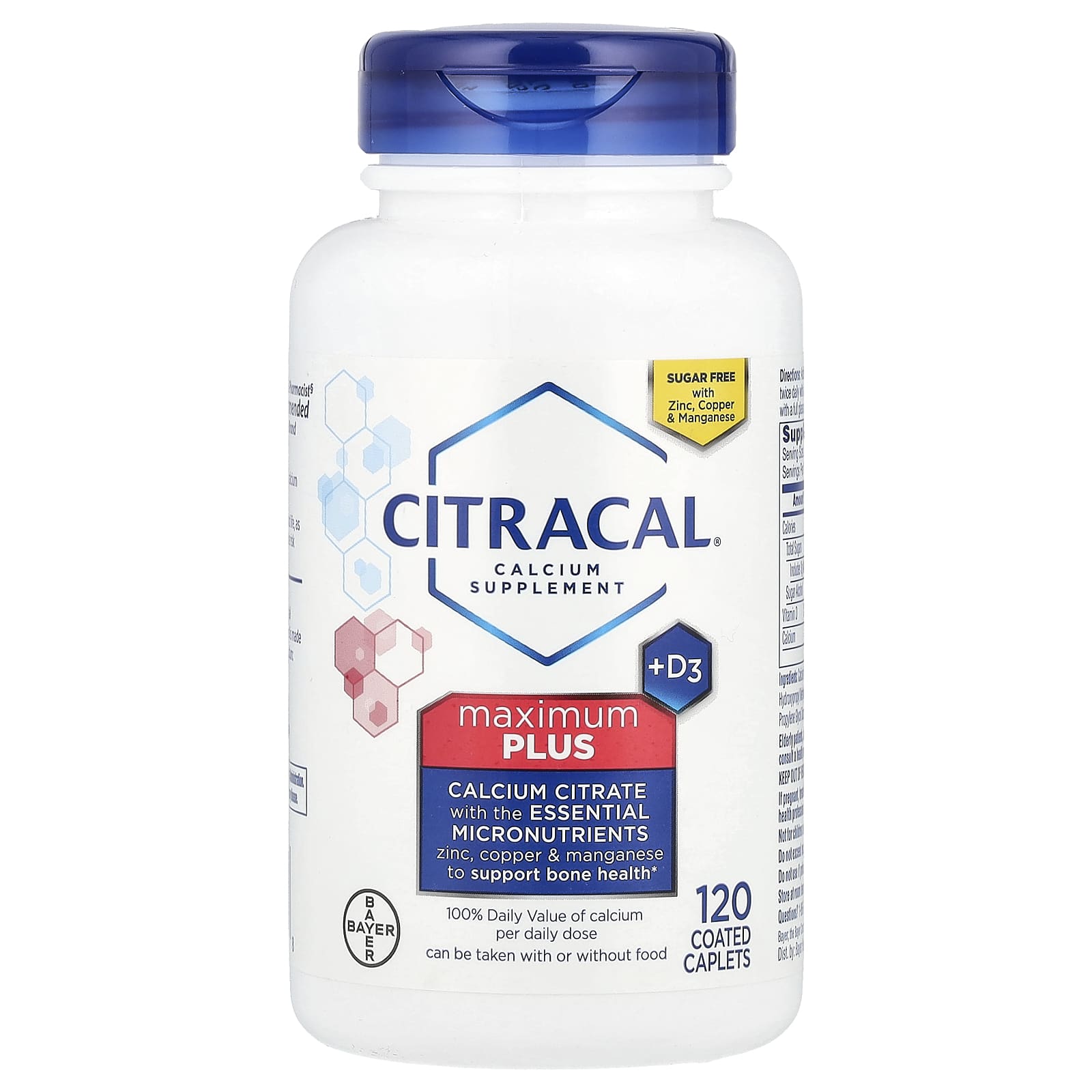 Добавка Citracal Calcium D3 Maximum Plus, оттенок 120 Coated Caplets