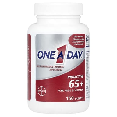 Мультивитамины One-A-Day Proactive 65+ For Men & Women /Multimineral Supplement, 150 таблеток