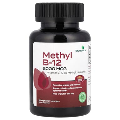 Метил B12 Futurebiotics Methyl Cherry 90 Vegetarian, 5000 мкг, пастилки