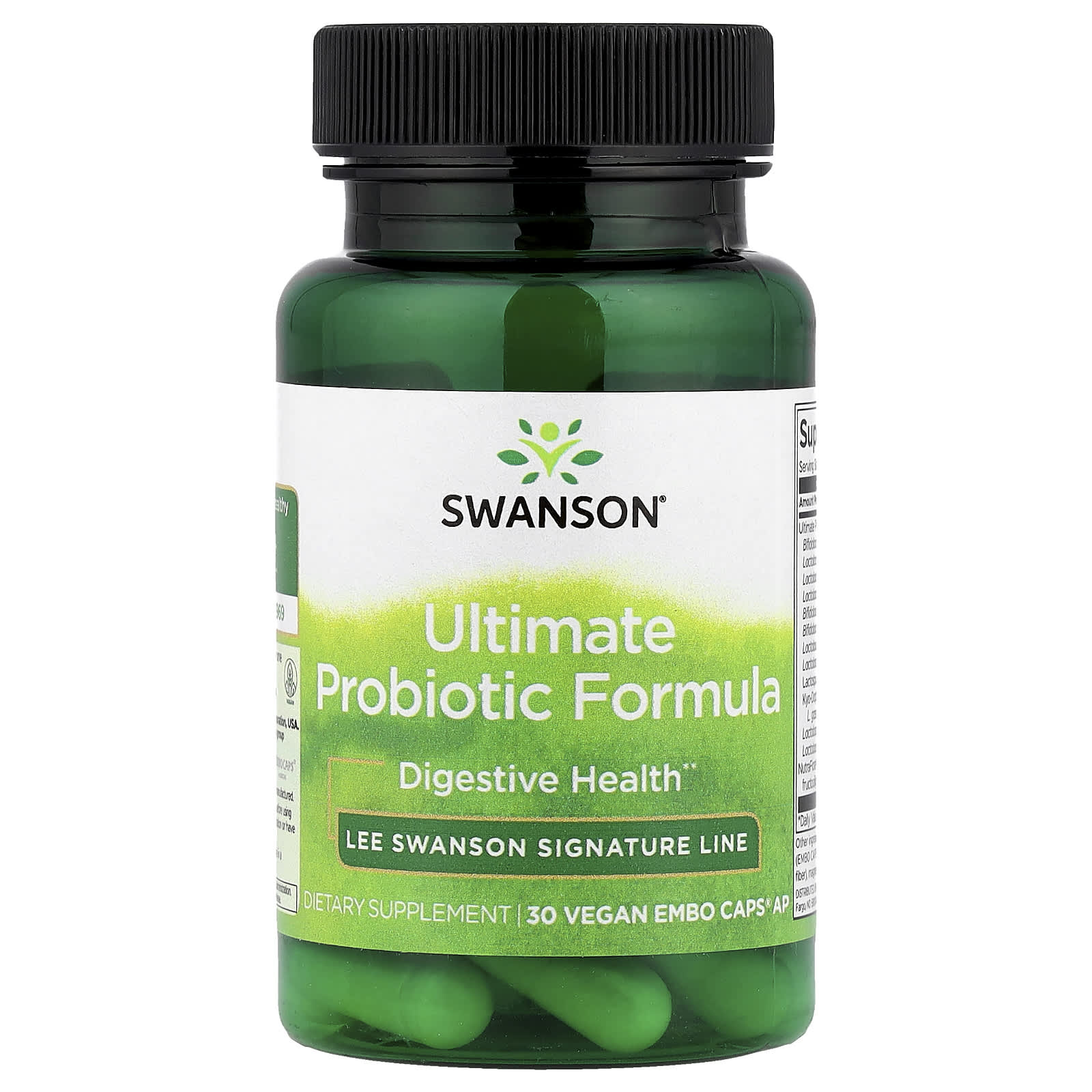 Пробиотик Swanson Ultimate Formula 30 Vegan Embo Caps® Ap