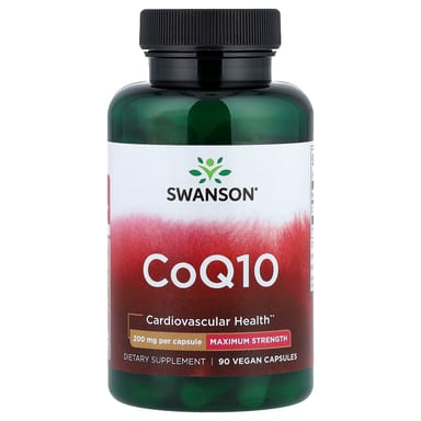 Коэнзим Q10 Swanson, 200 мг, 90 растительных капсул