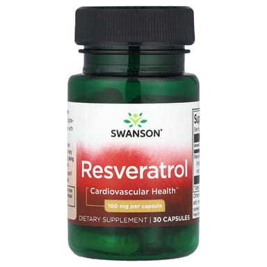 Ресвератрол Swanson, 100 мг, 30 капсул