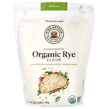 Мука King Arthur Baking Company Organic Classic Medium Rye, 1.36 кг