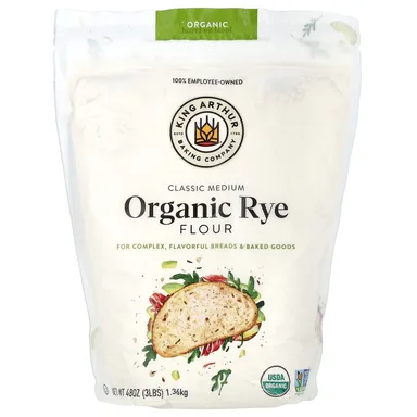 Фото товара: Мука King Arthur Baking Company Organic Classic Medium Rye, 1.36 кг