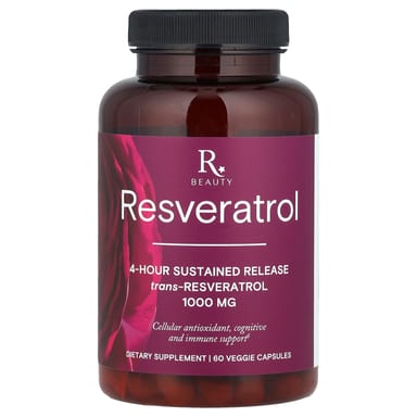 Ресвератрол Reserveage Beauty, 60 растительных капсул