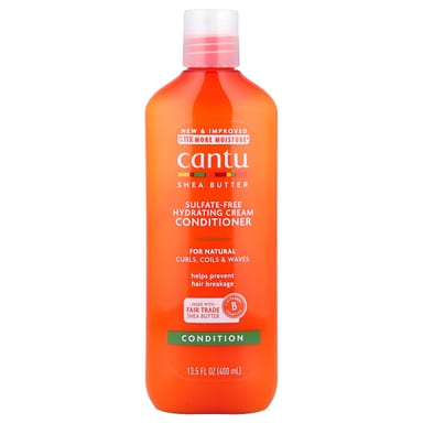 Кондиционер Cantu Shea Butter Sulfate-Free Hydrating Cream For Natural Curls Coils & Waves, 400 мл, крем