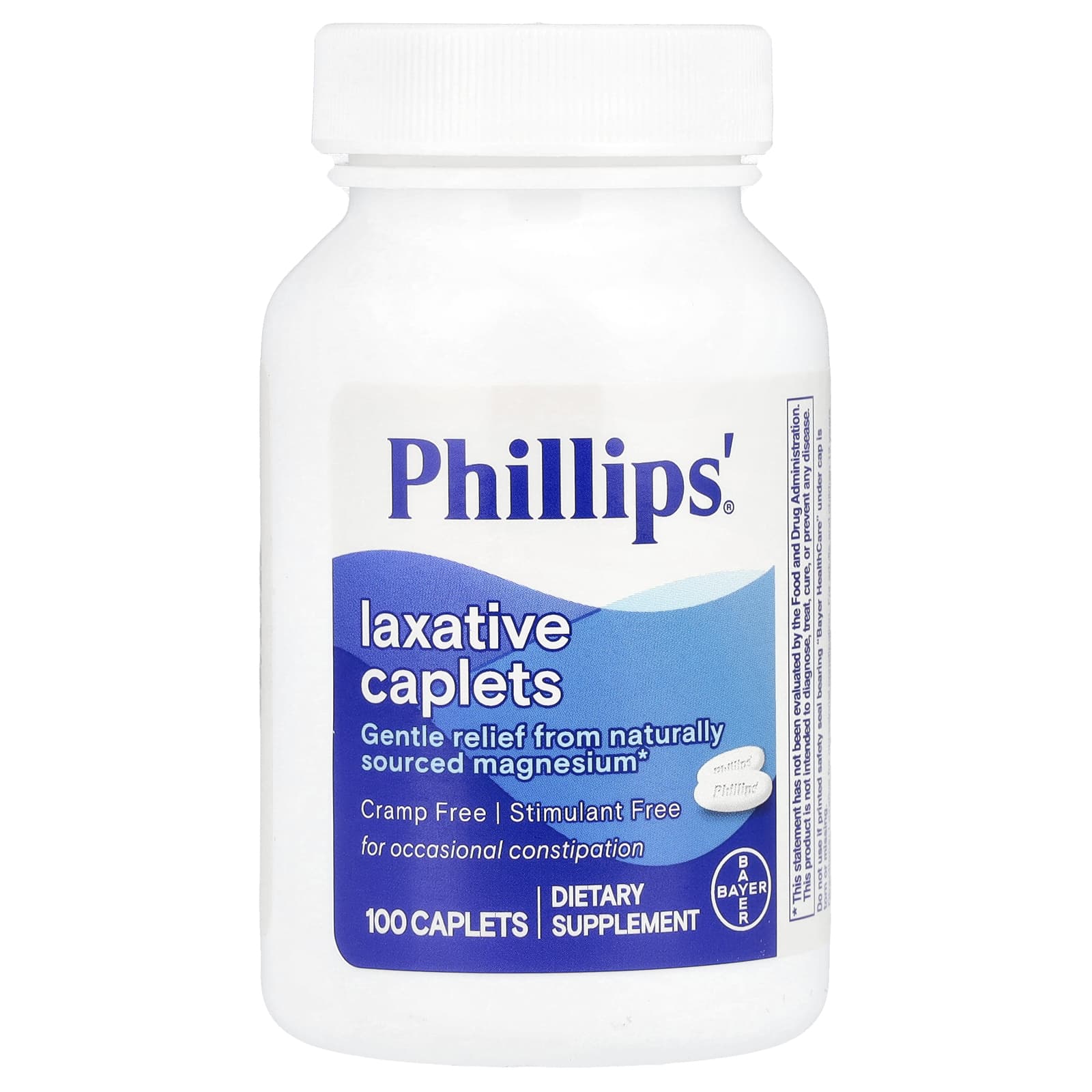 Слабительное Phillip's, 100 каплет по 500 мг