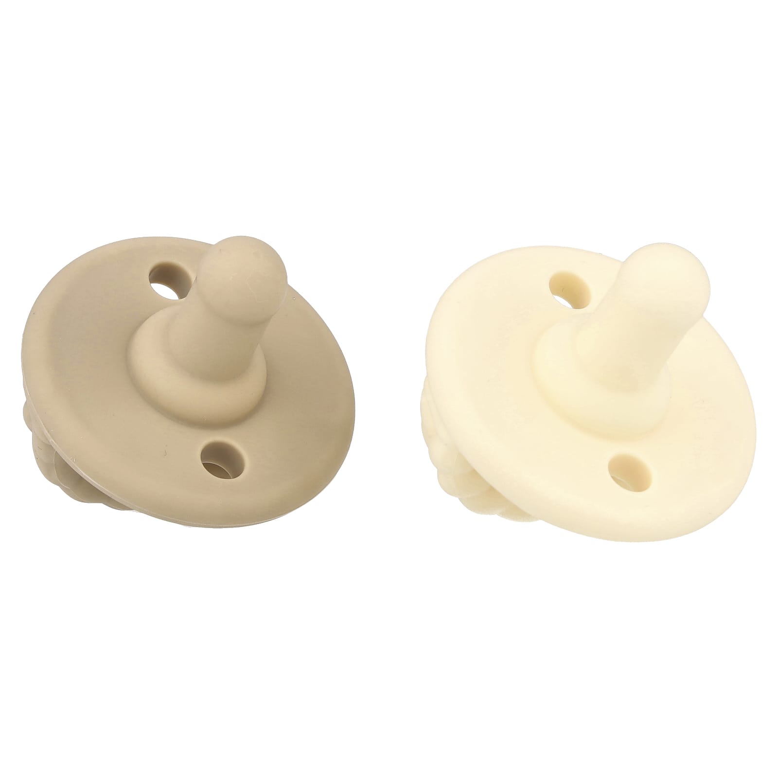 Крем itzy ritzy Sweetie Soother™ Food Grade Silicone Pacifiers 0+ Months Taupe Braid 2 Pacifiers — фото 4