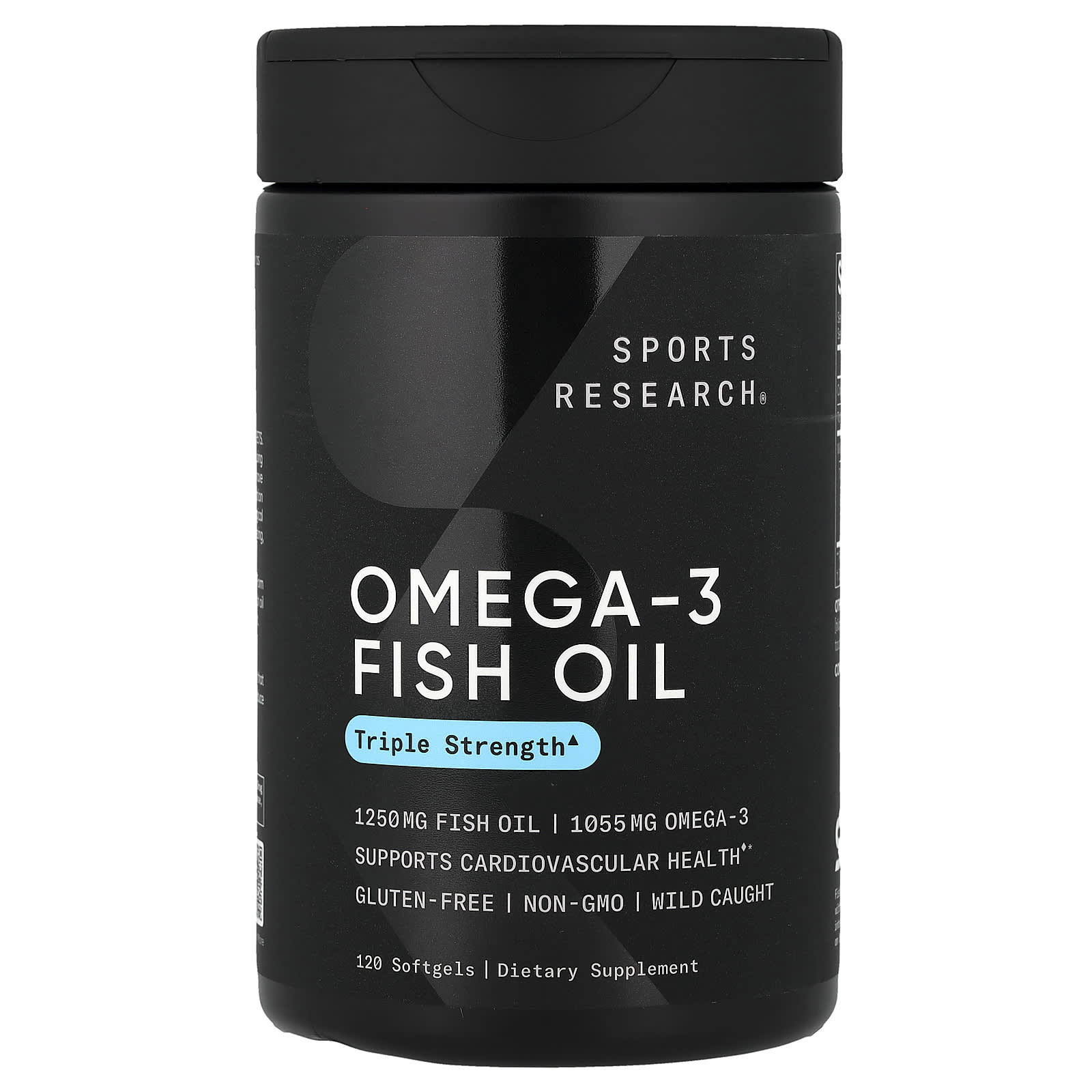 Рыбий жир Sports Research Omega-3 Triple Strength, 120 мягких капсул — фото 5