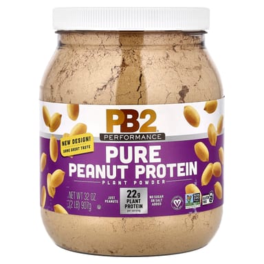 Протеин PB2 Foods Performance Pure Peanut Plant Powder, 907 г, порошок