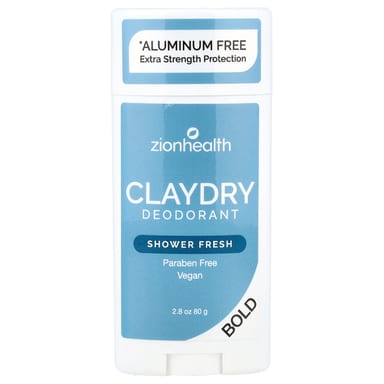 Дезодорант Zion Health Bold ClayDry Shower Fresh, 80 г
