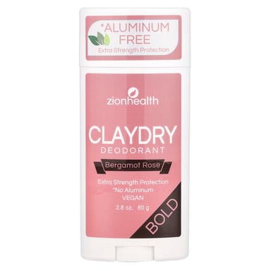 Дезодорант Zion Health Bold ClayDry Bergamot Rose, 80 г
