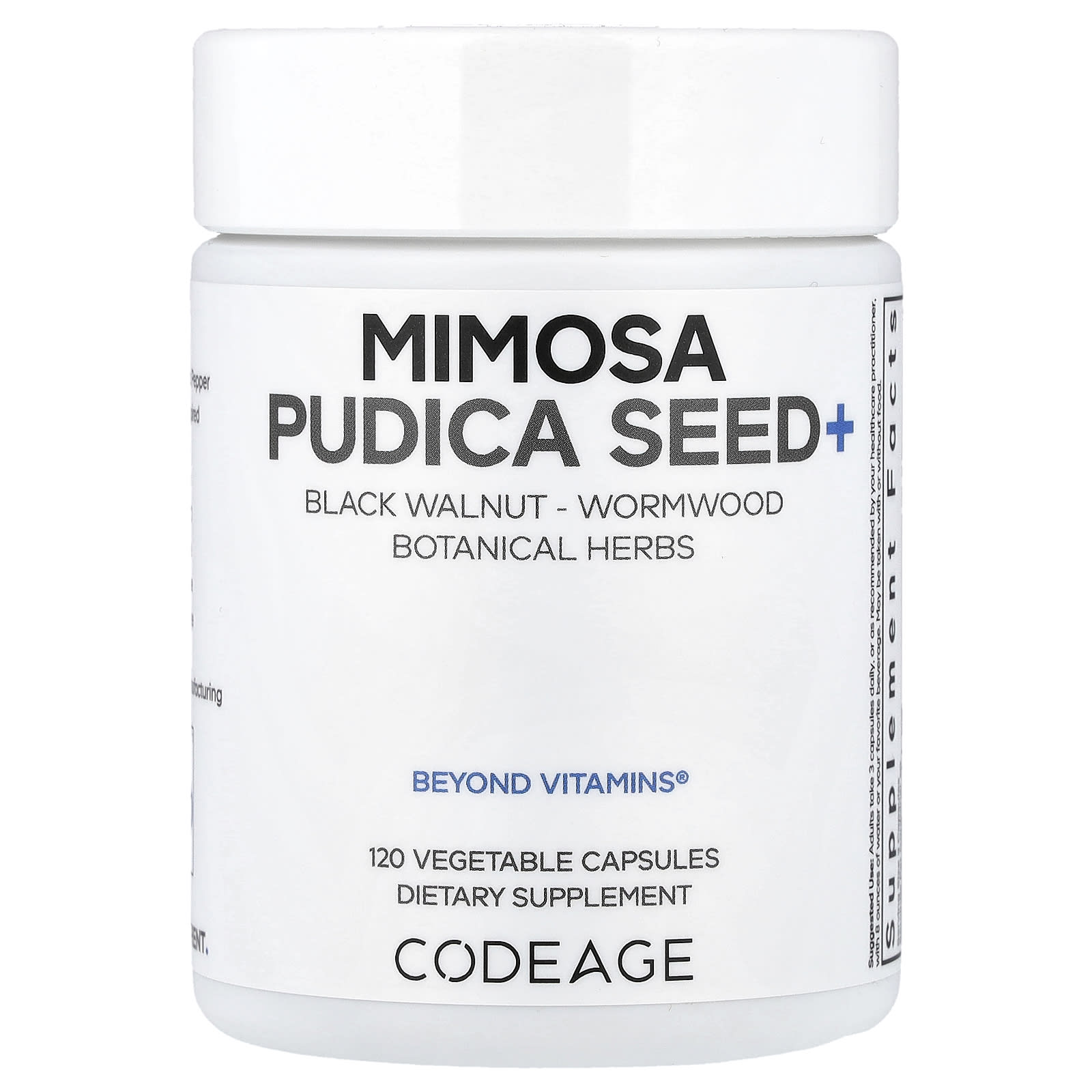 Семена мимозы Pudica Codeage, 120 капсул