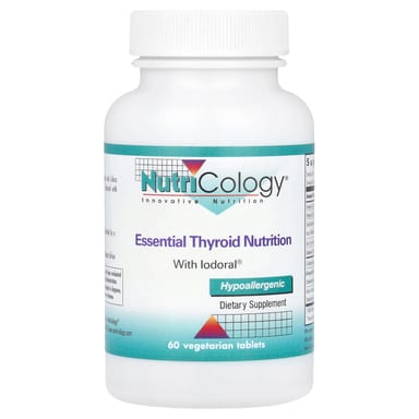 Питание для щитовидной железы Nutricology, 60 вегетарианских таблеток