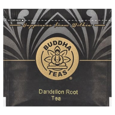 Травяной чай Buddha Teas Organic Dandelion Root 18 Tea Bags, без кофеина, 24 г, чайные пакетики