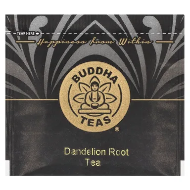 Фото товара: Травяной чай Buddha Teas Organic Dandelion Root 18 Tea Bags, без кофеина, 24 г, чайные пакетики