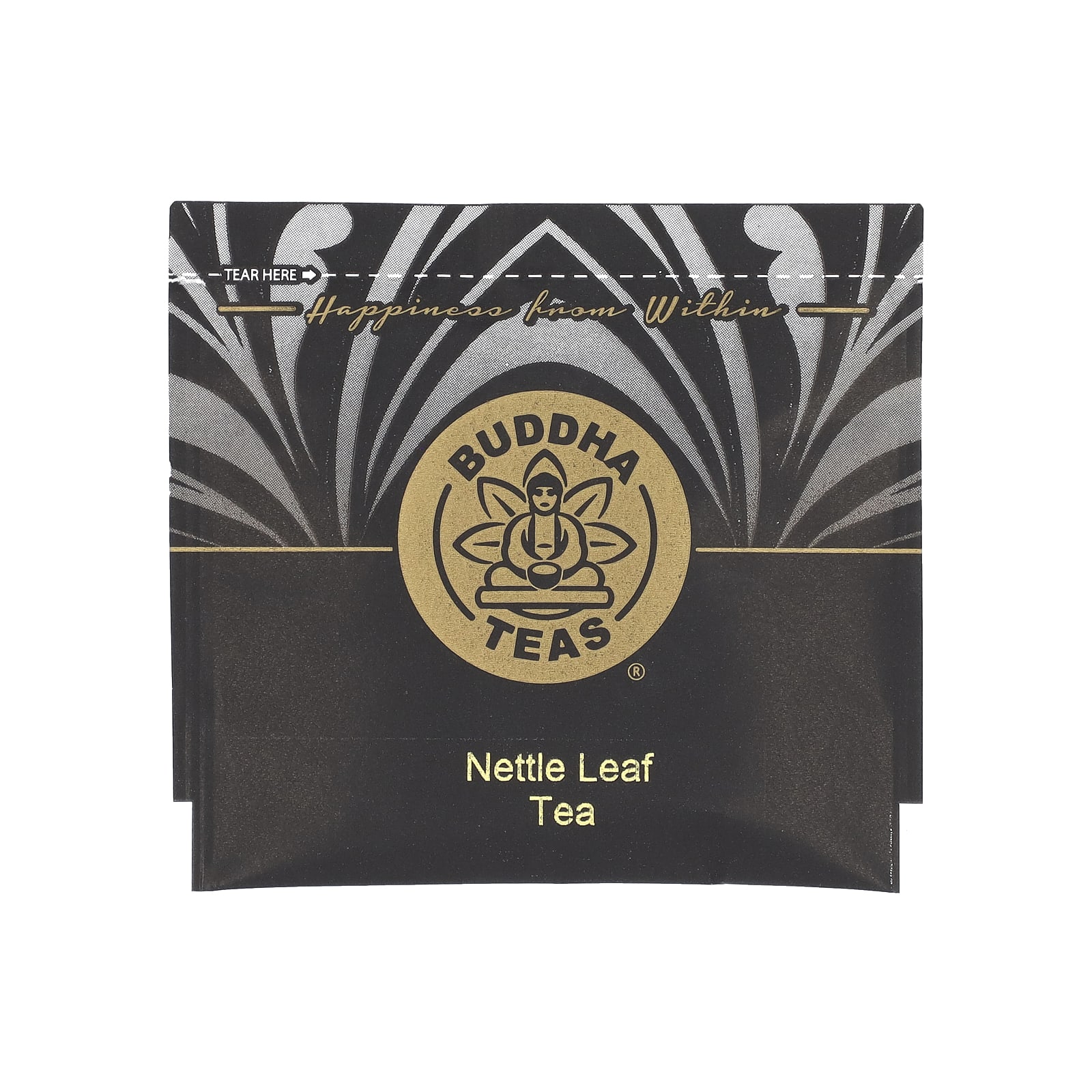 Травяной чай Buddha Teas Organic Nettle Leaf 18 Tea Bags, без кофеина, 24 г, чайные пакетики — фото 3