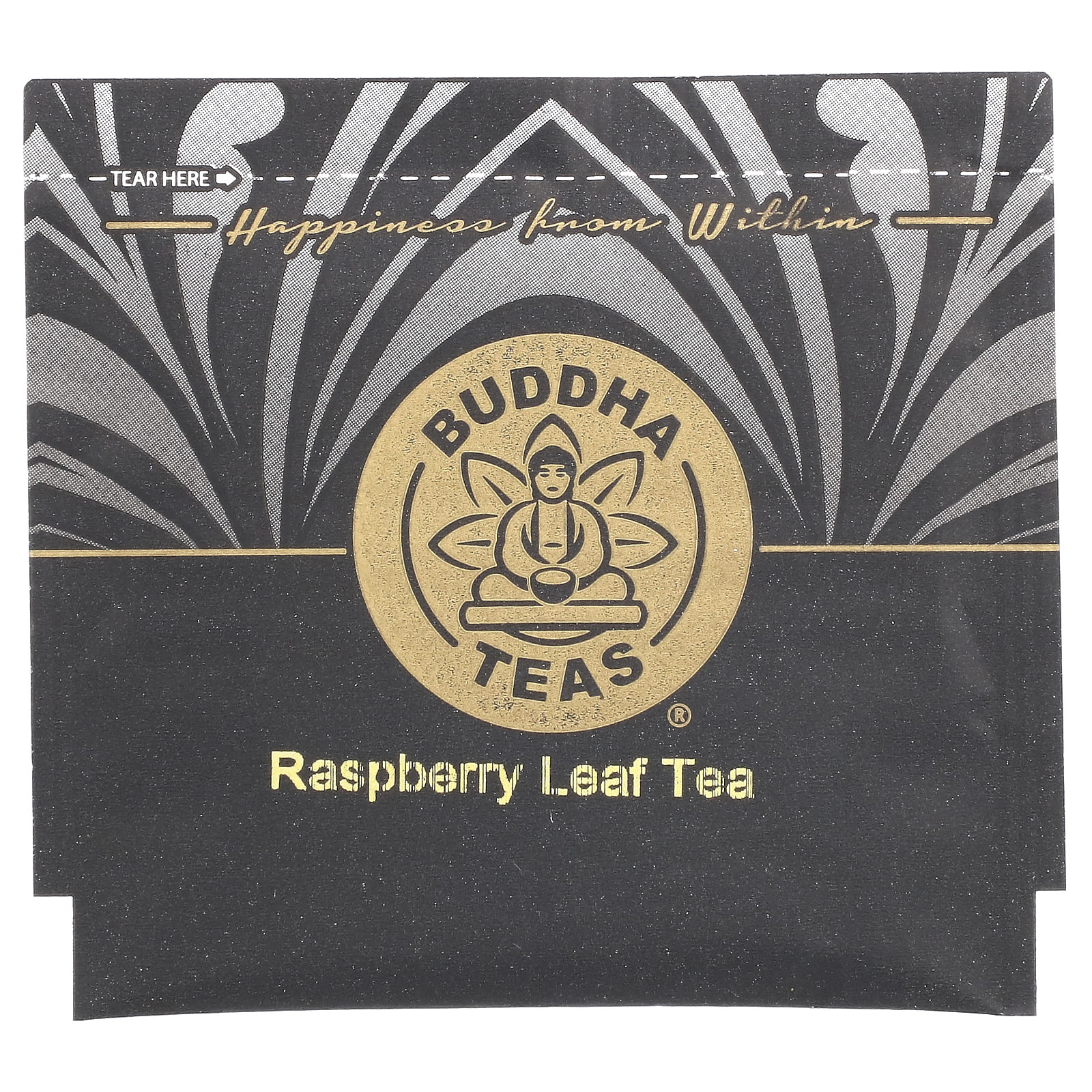 Травяной чай Buddha Teas Organic 18 Tea Bags, без кофеина, вкус Raspberry Leaf, 24 г, чайные пакетики — фото 3