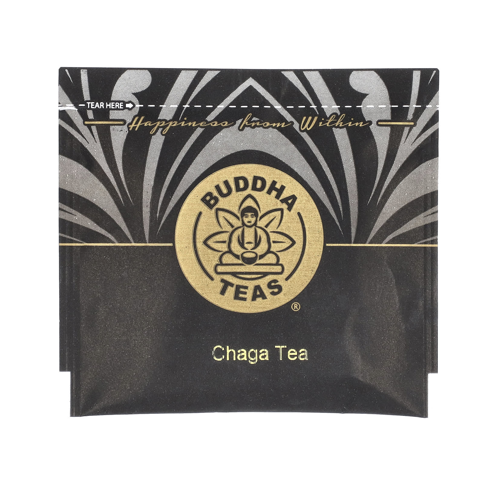 Травяной чай Buddha Teas Organic 18 Tea Bags, без кофеина, оттенок Chaga, 27 г, чайные пакетики — фото 3