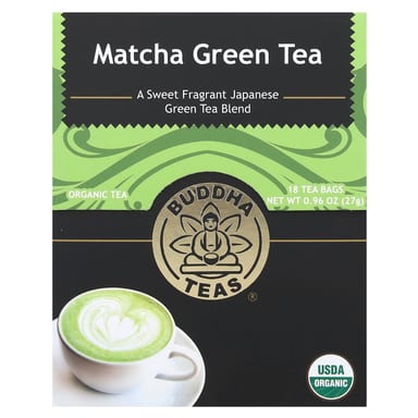 Чайные пакетики Buddha Teas Organic Tea Matcha Green 18, 27 г