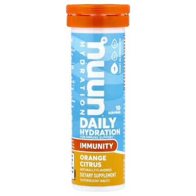 Гидратация Nuun, 10 шипучих таблеток, апельсиновый цитрус