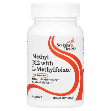 Метил B12 Seeking Health Methyl with L-Methylfolate, 60 пастилок