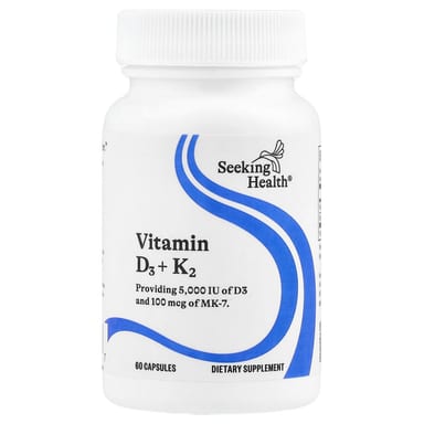 Витамин D3 Seeking Health K2, 60 капсул