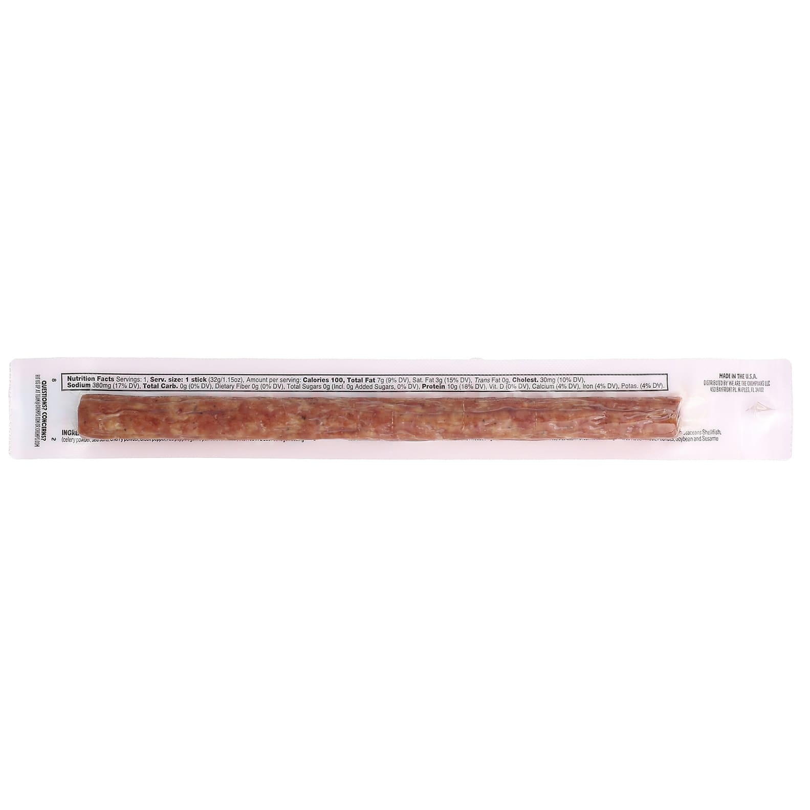 Стик Chomps Original Beef, оттенок Mild, 32 г — фото 2