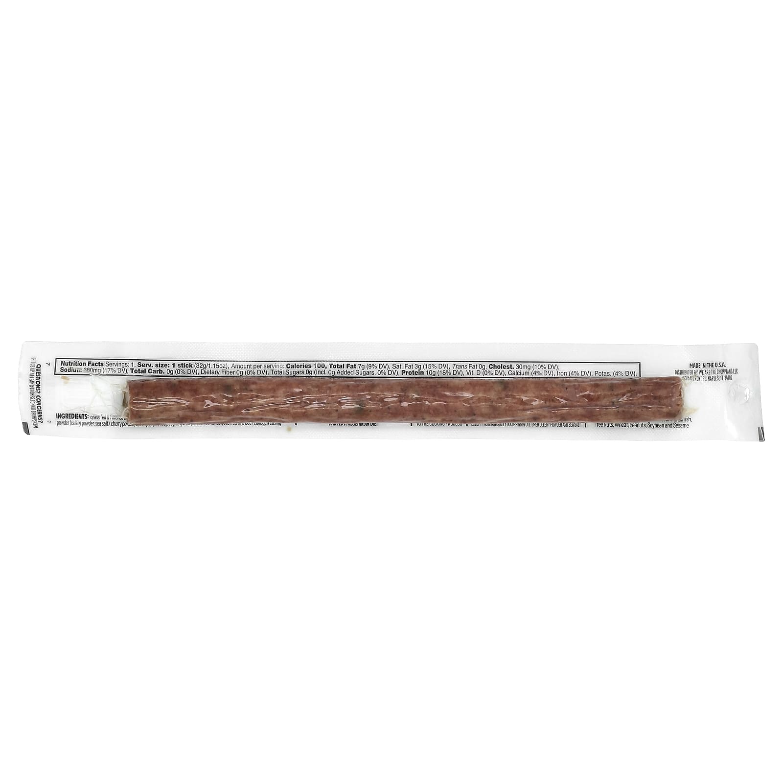Стик Chomps Jalapeno Beef Medium, 32 г — фото 3