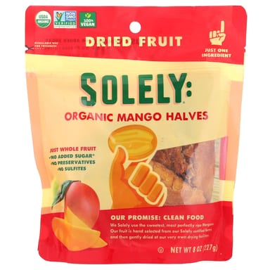 Сушеные фрукты Solely, манго, 227 г (8 oz)