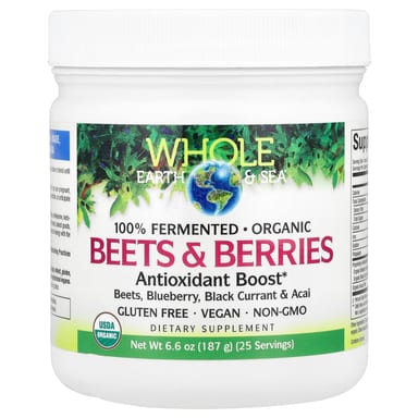 Порошок Whole Earth & Sea®, Свекла и Ягоды, 187 г
