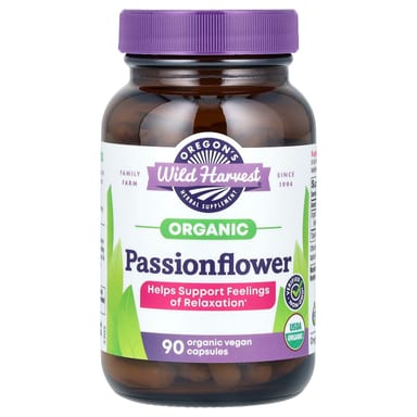 Пассифлора Oregon's Wild Harvest Organic, 400 мг, капсулы