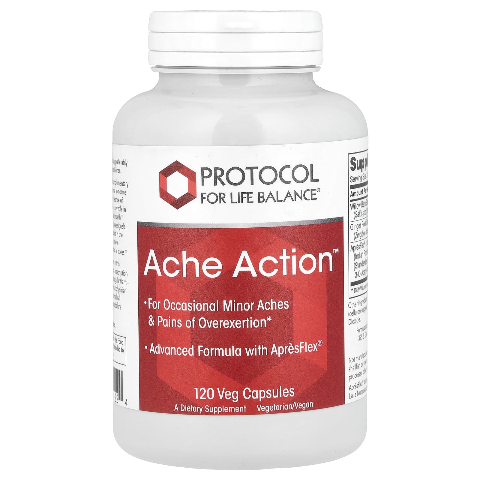 Комплекс Ache Action Protocol for Life Balance™, 120 растительных капсул