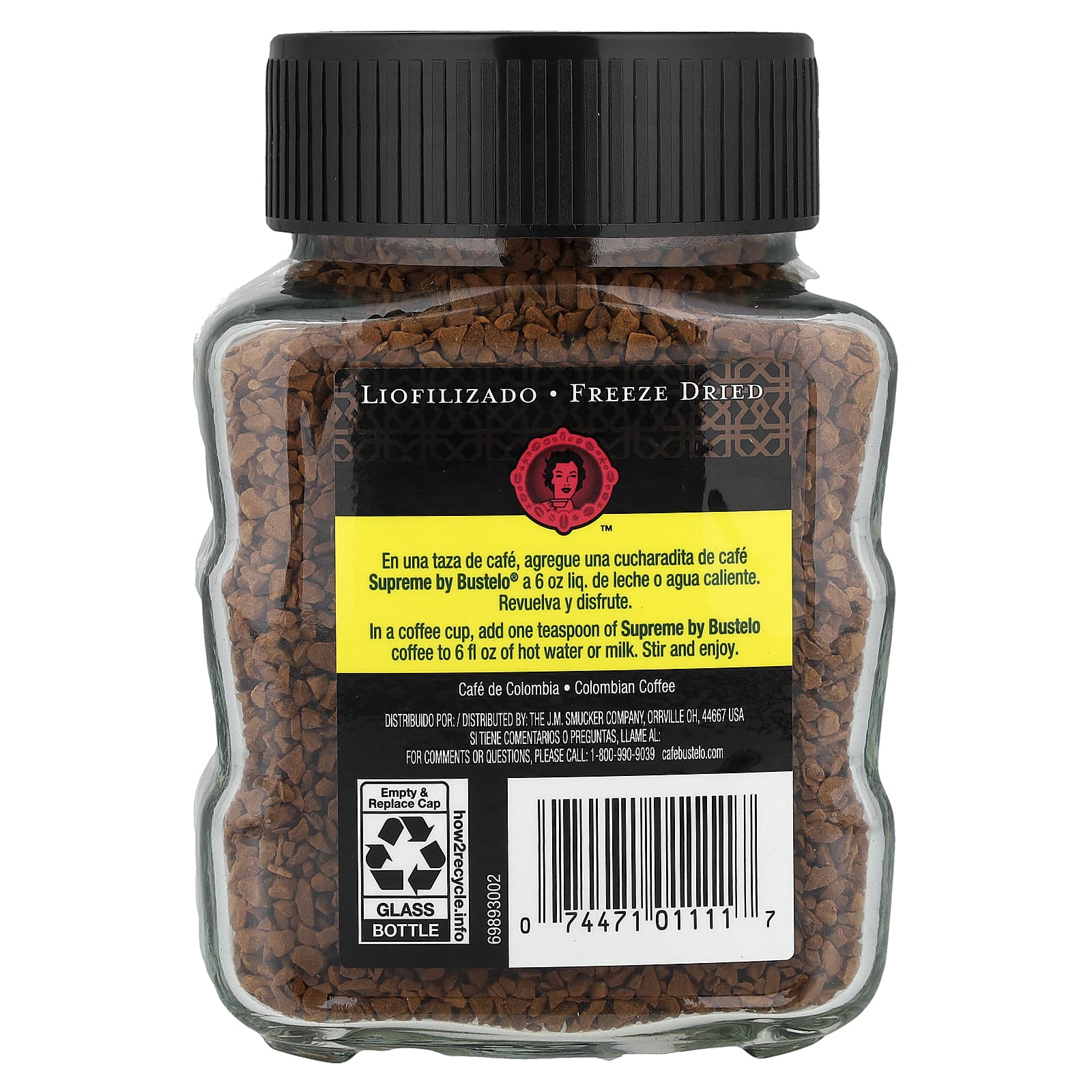 Растворимый кофе Café Bustelo Supreme by Bustelo™ Freeze Dried, 100 г — фото 2