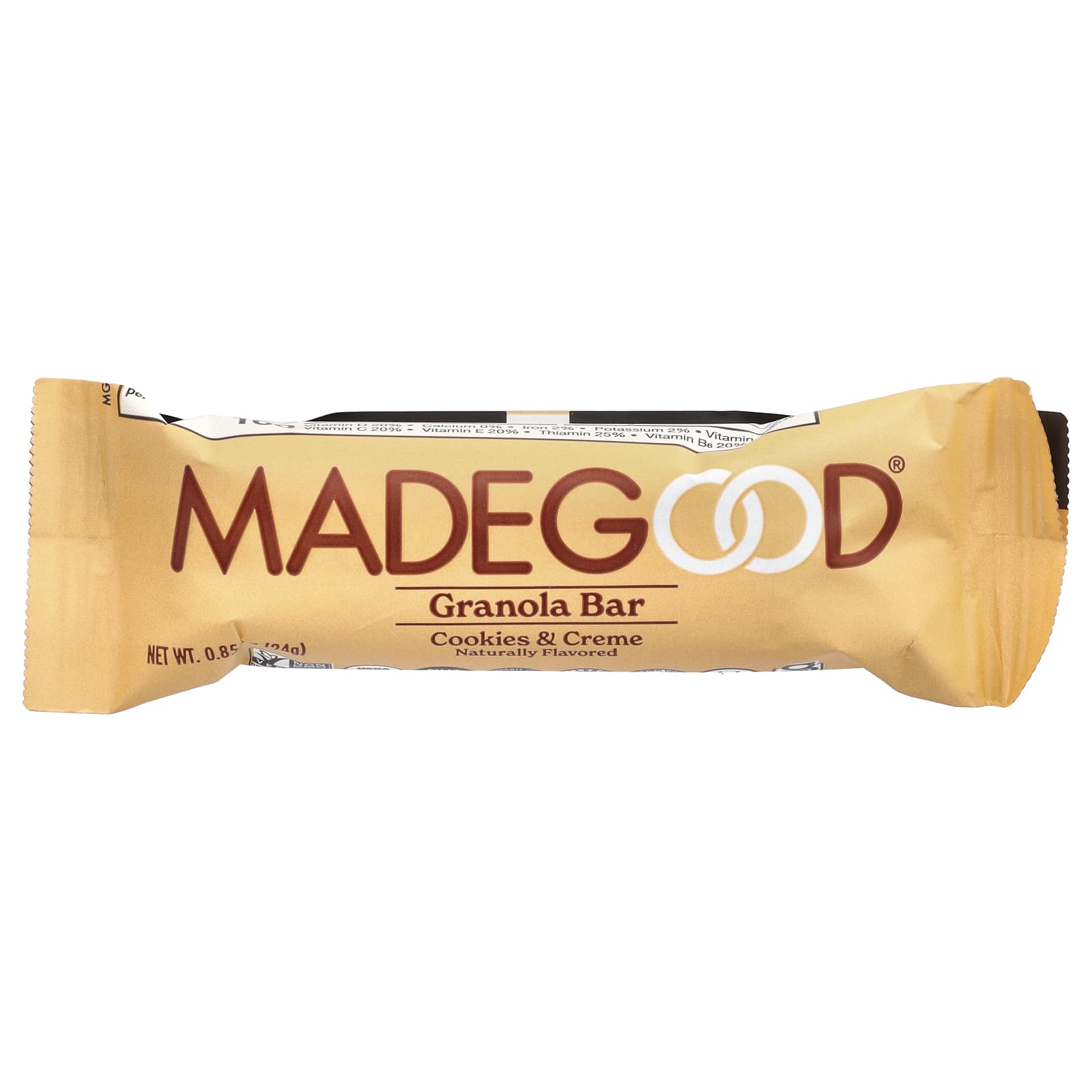 Печенье MadeGood Granola Bars & Crème, 24 г, 6 шт., батончик — фото 3