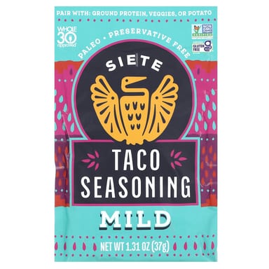 Приправа Siete Taco, оттенок Mild, 37 г