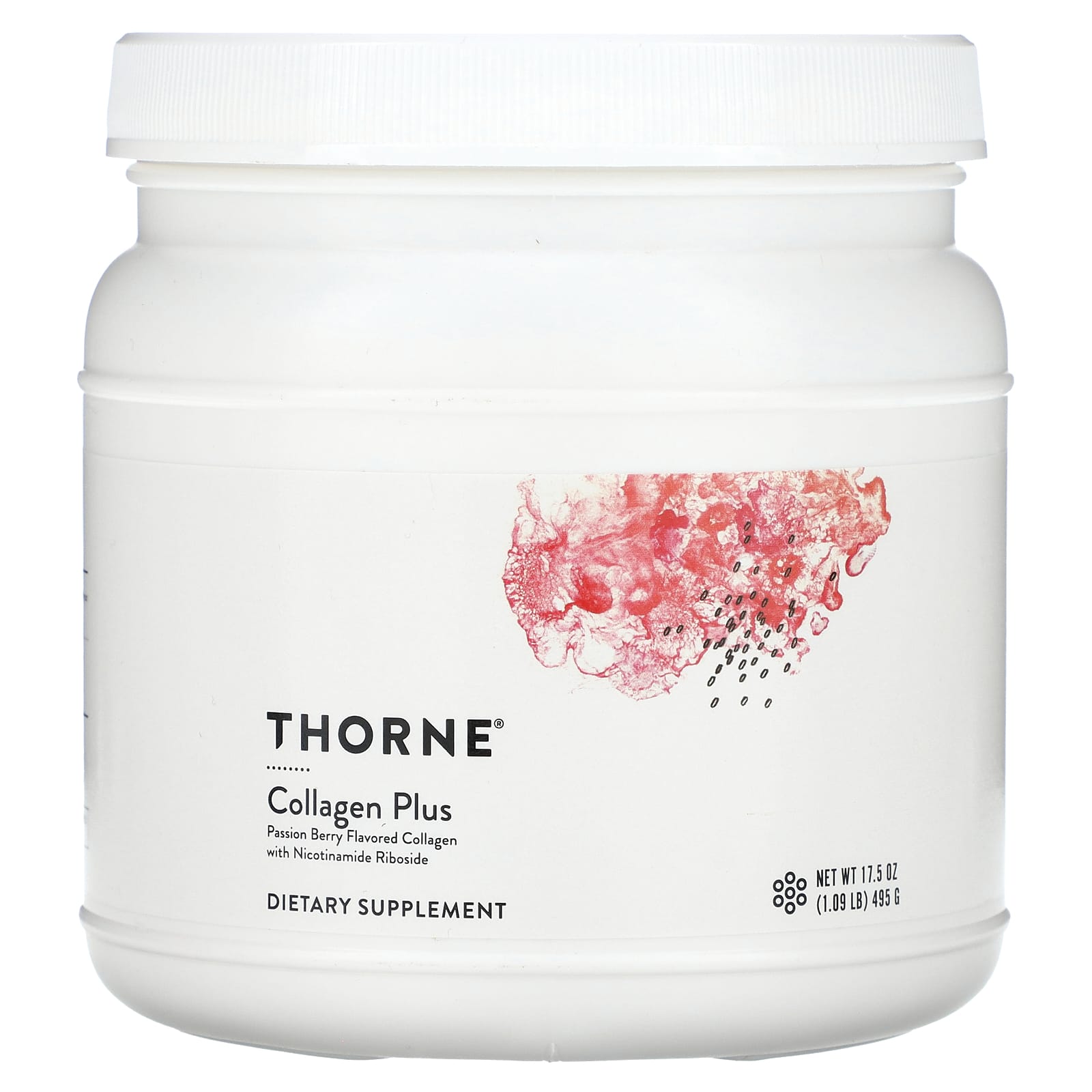 Коллаген Thorne Plus, вкус Passion Berry, 495 г, 1.