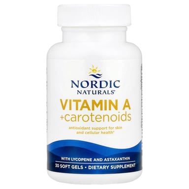 Витамин A Nordic Naturals Carotenoids, 30 мягких капсул