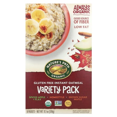Овсянка Nature's Path Organic Instant Variety Pack 8 Packets, 320 г, саше