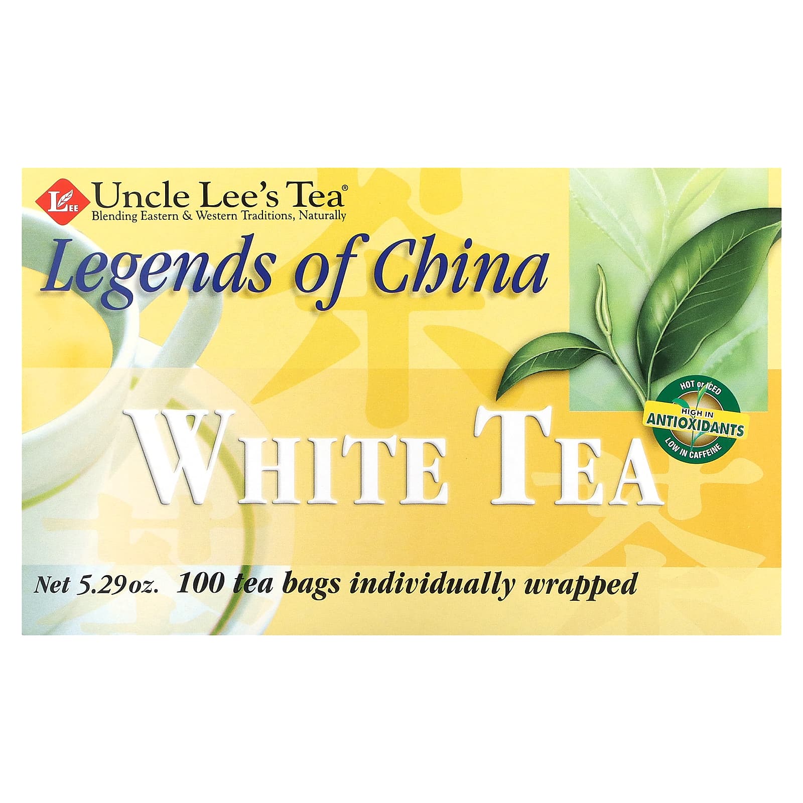 Чайные пакетики Uncle Lee's Tea Legends of China White Tea 100, 150 г — фото 3