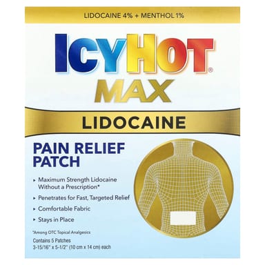Патч для облегчения боли Icy Hot, 5 штук