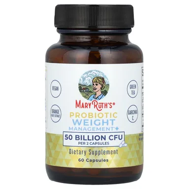 Фото товара: Пробиотик MaryRuth's Weight+ Management, 50 млрд КОЕ, 60 капсул