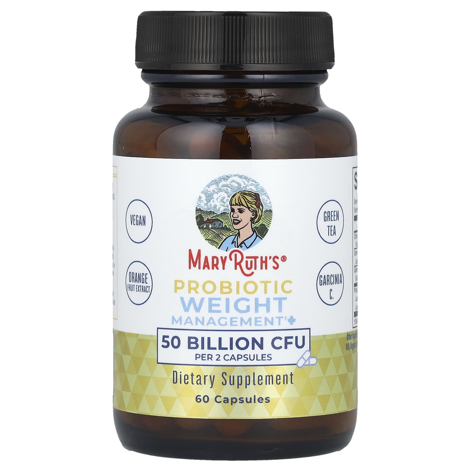 Пробиотик MaryRuth's Weight+ Management, 50 млрд КОЕ, 60 капсул