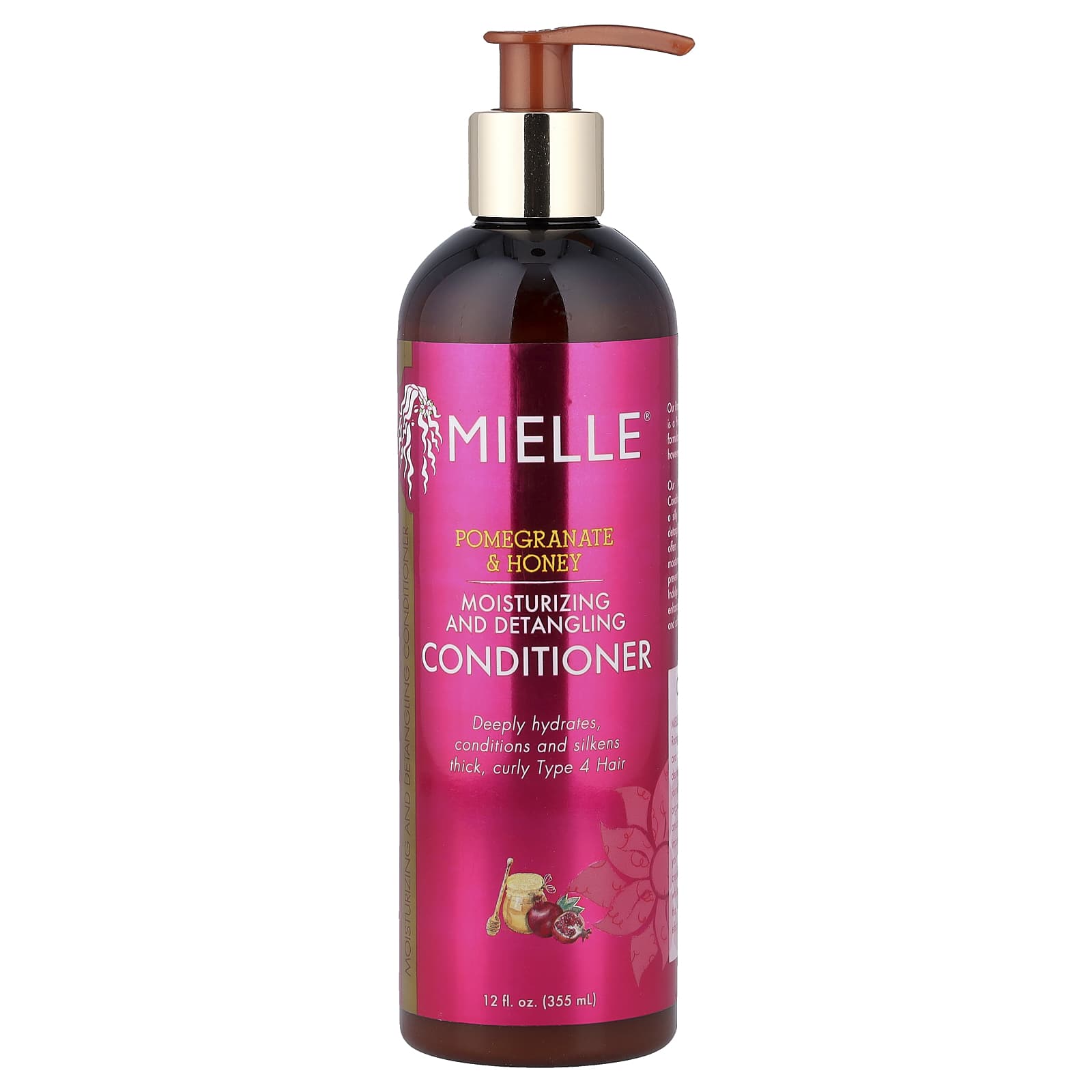 Кондиционер Mielle Moisturizing and Detangling, вкус Pomegranate & Honey, 355 мл — фото 8