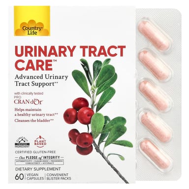 Урологическое здоровье Country Life, 60 веганских капсул
